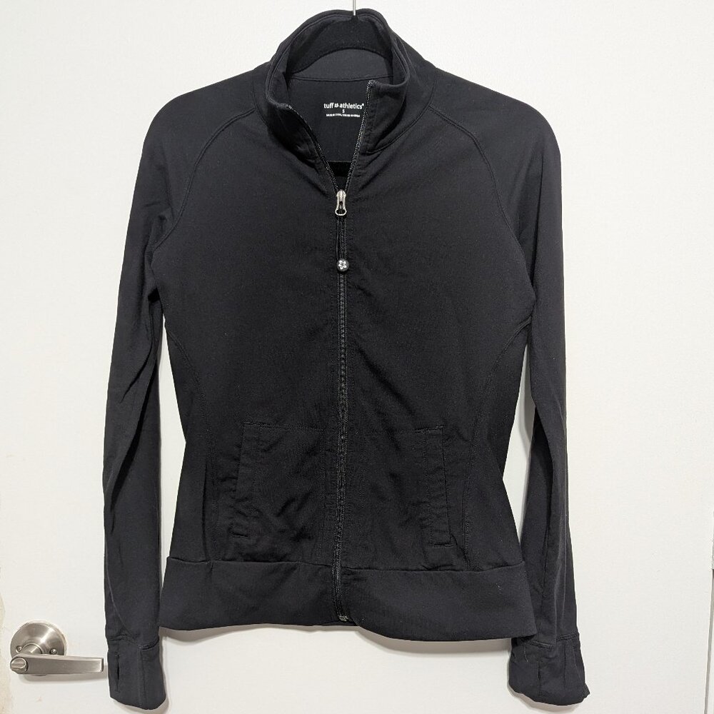 Tuff Athletics Women’s Size Small Black Long Sleeve Active Jacket with Pockets